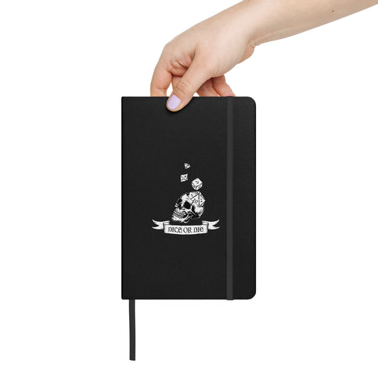 Dice or Die - Hardcover bound notebook