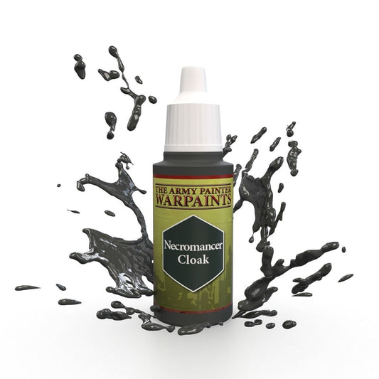 Necromancer cloak acrylic paint wp1443 - army painter - craft supplies -  18ml bottle - includes mixing ball