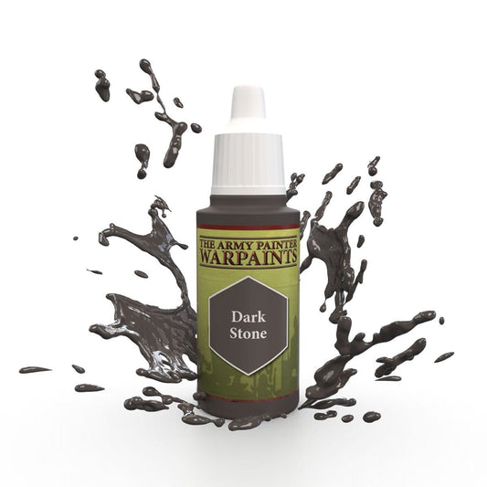 Dark stone acrylic paint wp1425 - army painter - craft supplies -  18ml bottle - includes mixing ball