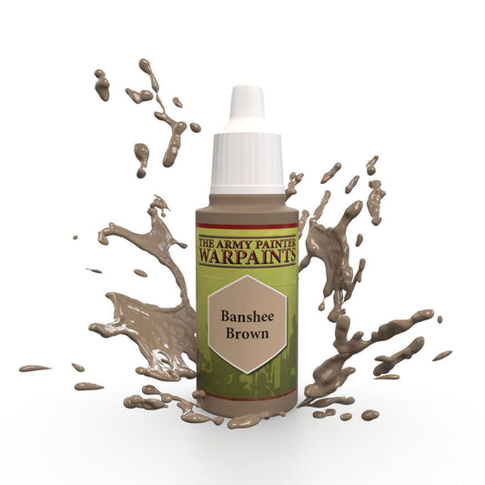 Banshee brown acrylic paint wp1404 - army painter - craft supplies -  18ml bottle - includes mixing ball