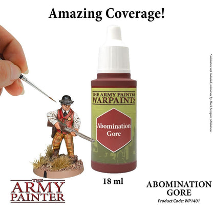 Abomination gore acrylic paint wp1401 - army painter - craft supplies -  18ml bottle - includes mixing ball