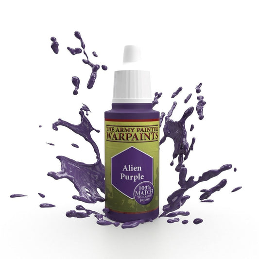 Alien purple acrylic paint wp1128 - army painter - craft supplies -  18ml bottle - includes mixing ball