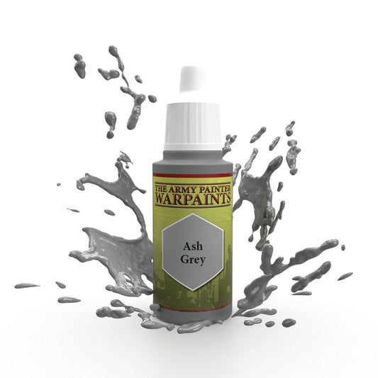 Ash grey acrylic paint wp1117 - army painter - craft supplies -  18ml bottle - includes mixing ball