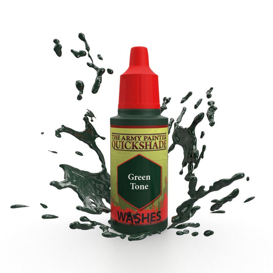 Green tone acrylic paint wp1137 - army painter - craft supplies - danish company - 18ml bottle - includes mixing ball