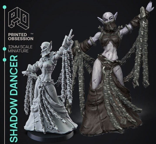 Shadow Dancer - Monsters of the Universe - Miniature - Tabletop Gaming - By Printed Obsession