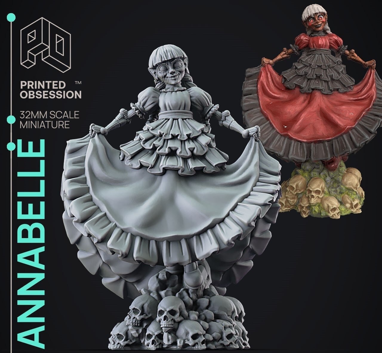 Annabelle - Awakened Puppet Necromancer The Puppet Masters Apprentice - Tabletop Gaming by Printed Obsession