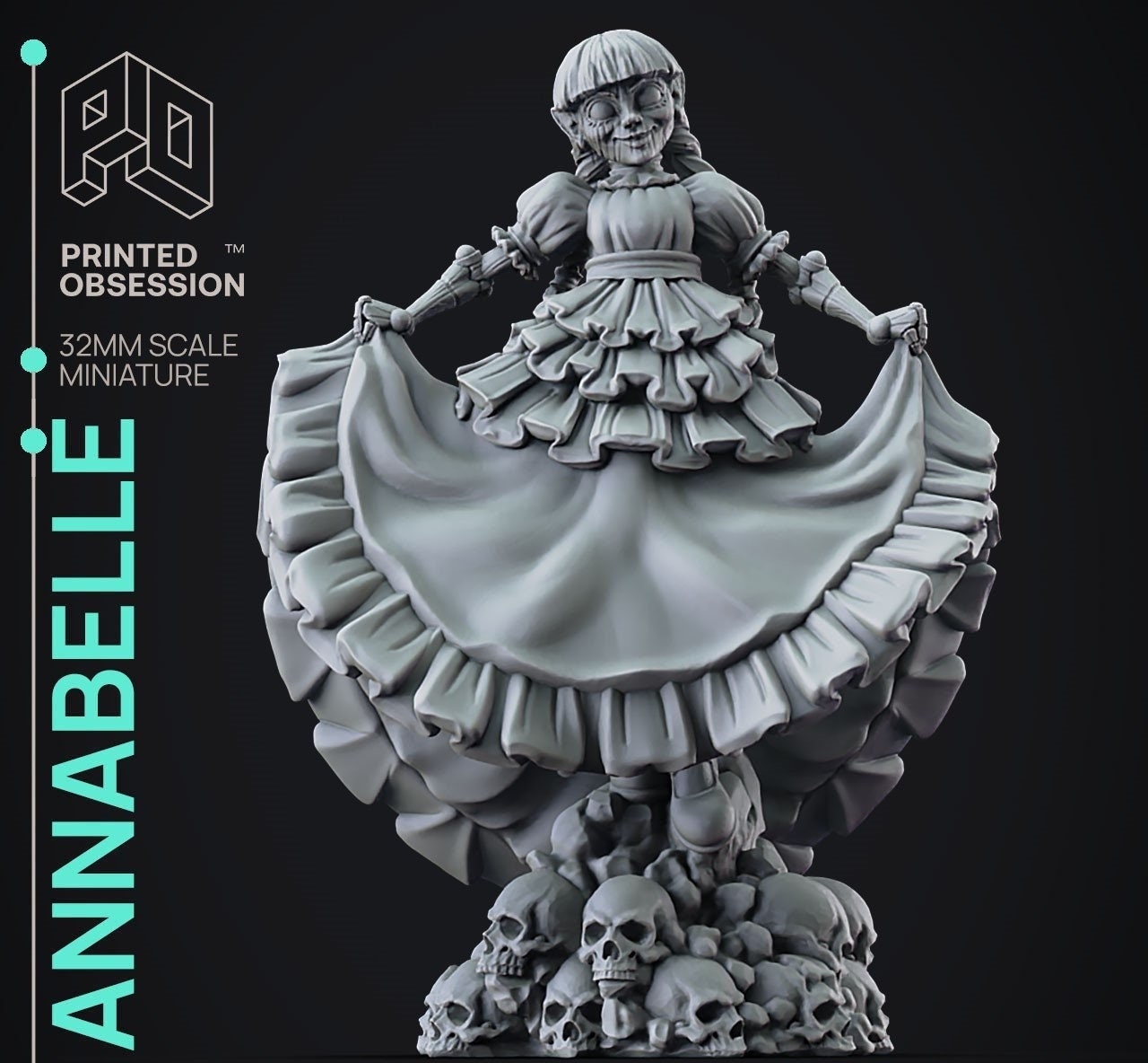 Annabelle - Awakened Puppet Necromancer The Puppet Masters Apprentice - Tabletop Gaming by Printed Obsession