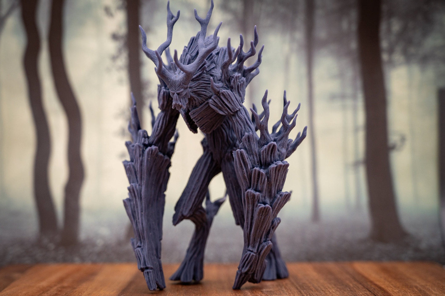 Treant guardian - giant monster - miniature - tabletop gaming - by clynche art