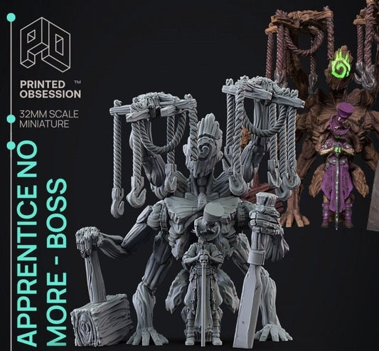 Apprentice No More - Boss Two-Figure Set The Puppet Masters Apprentice - Tabletop Gaming by Printed Obsession