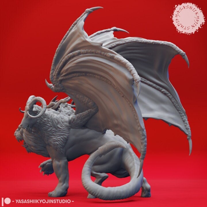 Chimera - miniature - tabletop gaming - by yasashii kyojin studios
