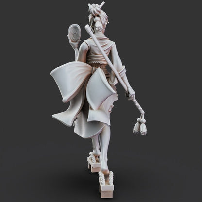 Changeling Ninja Miniature - Tabletop Gaming - Ninjas vs Mimics by Printed Obsession