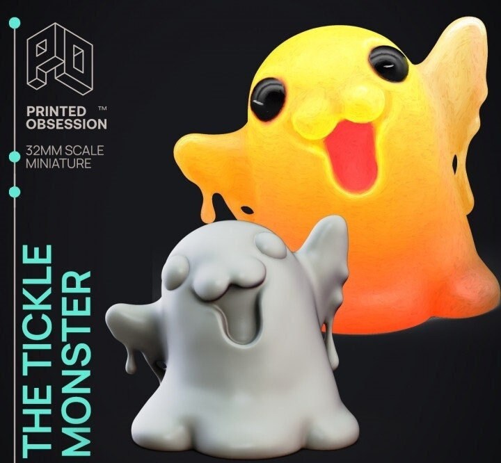 Tickle Monster Miniature - Tabletop Gaming by Printed Obsession