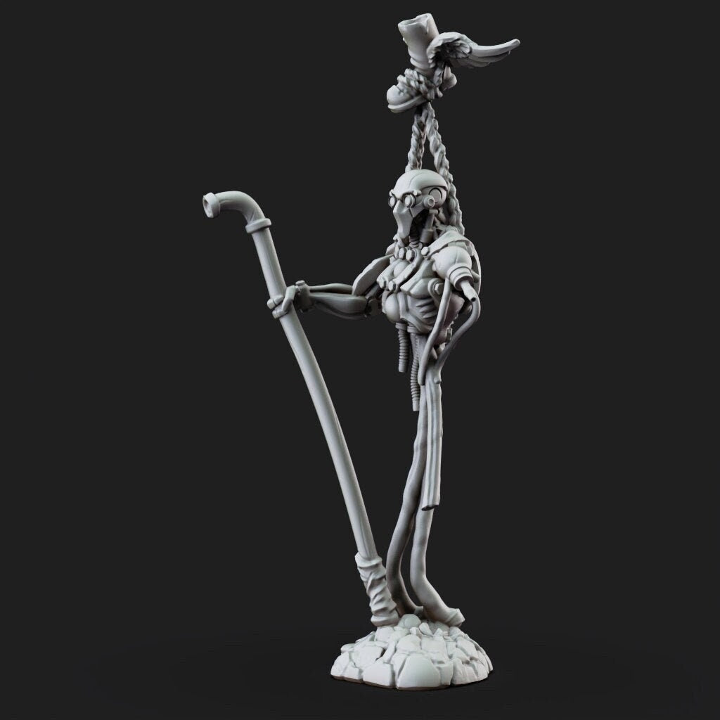 Incomplete Warforged Miniature for Tabletop Gaming by Printed Obsession