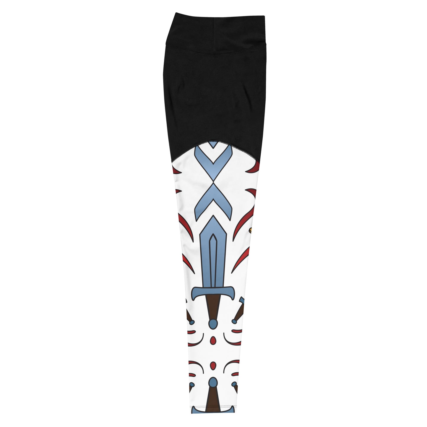 Sword Pattern - Sports Leggings
