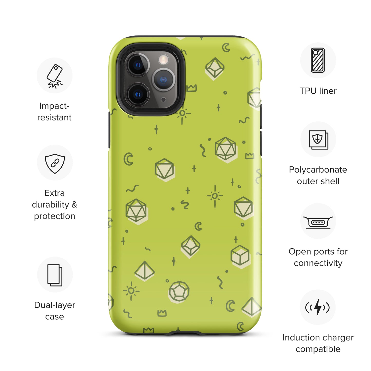 Dice Pattern - Tough Case for iPhone®