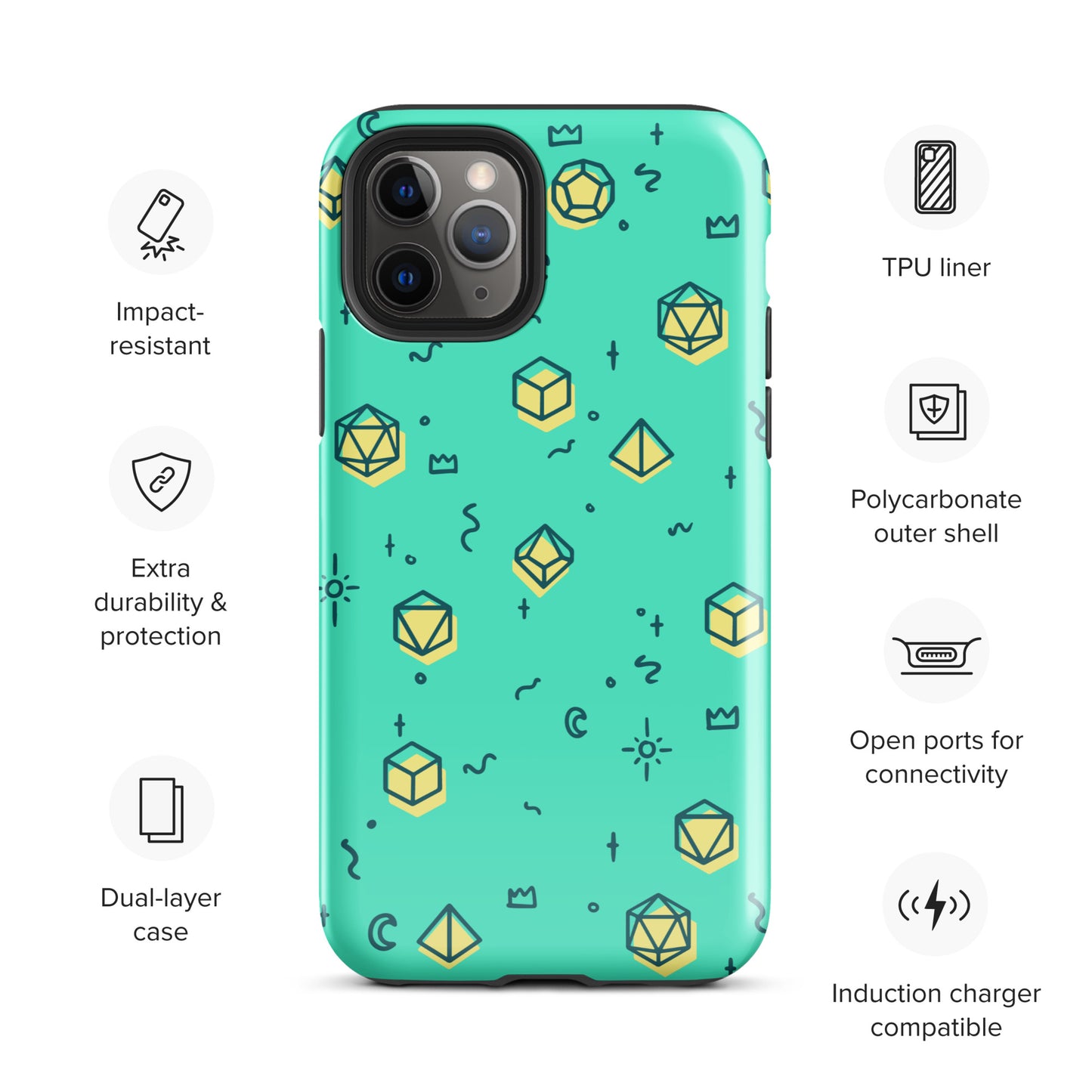 Dice Pattern - Tough Case for iPhone®