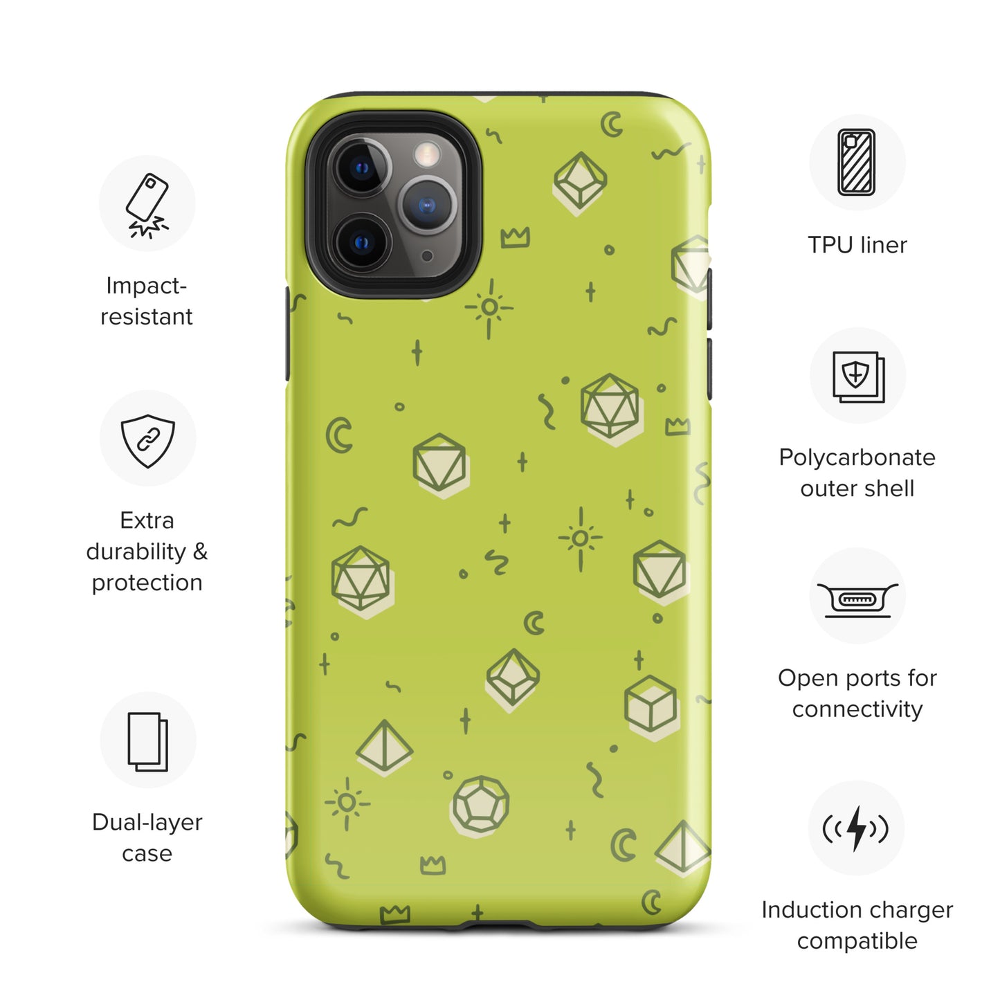 Dice Pattern - Tough Case for iPhone®