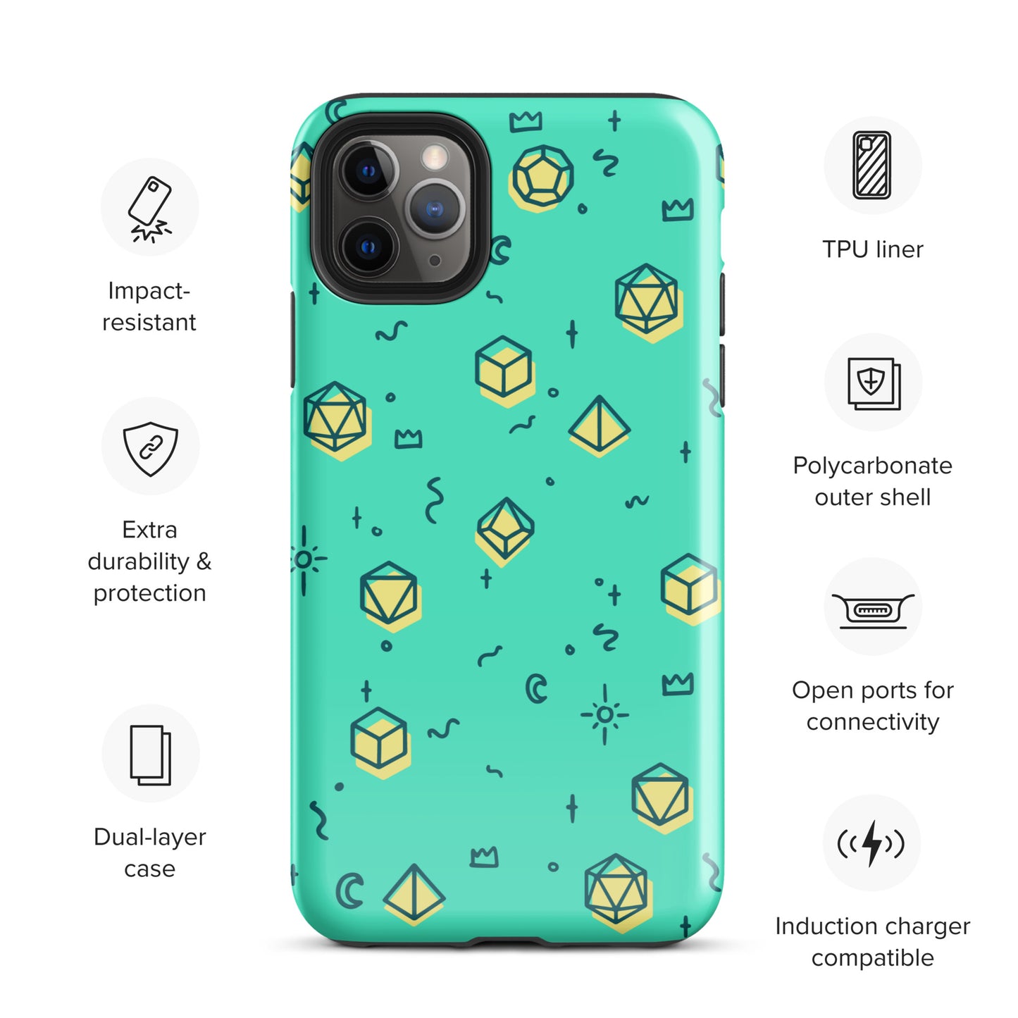 Dice Pattern - Tough Case for iPhone®