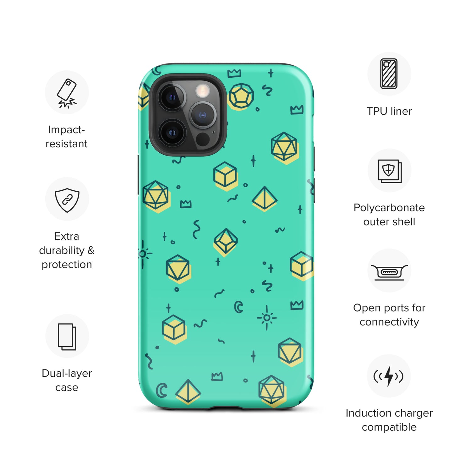 Dice Pattern - Tough Case for iPhone®