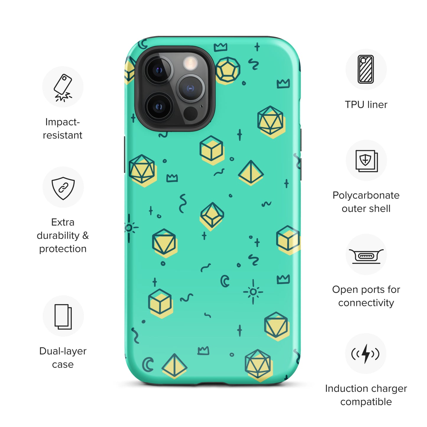 Dice Pattern - Tough Case for iPhone®