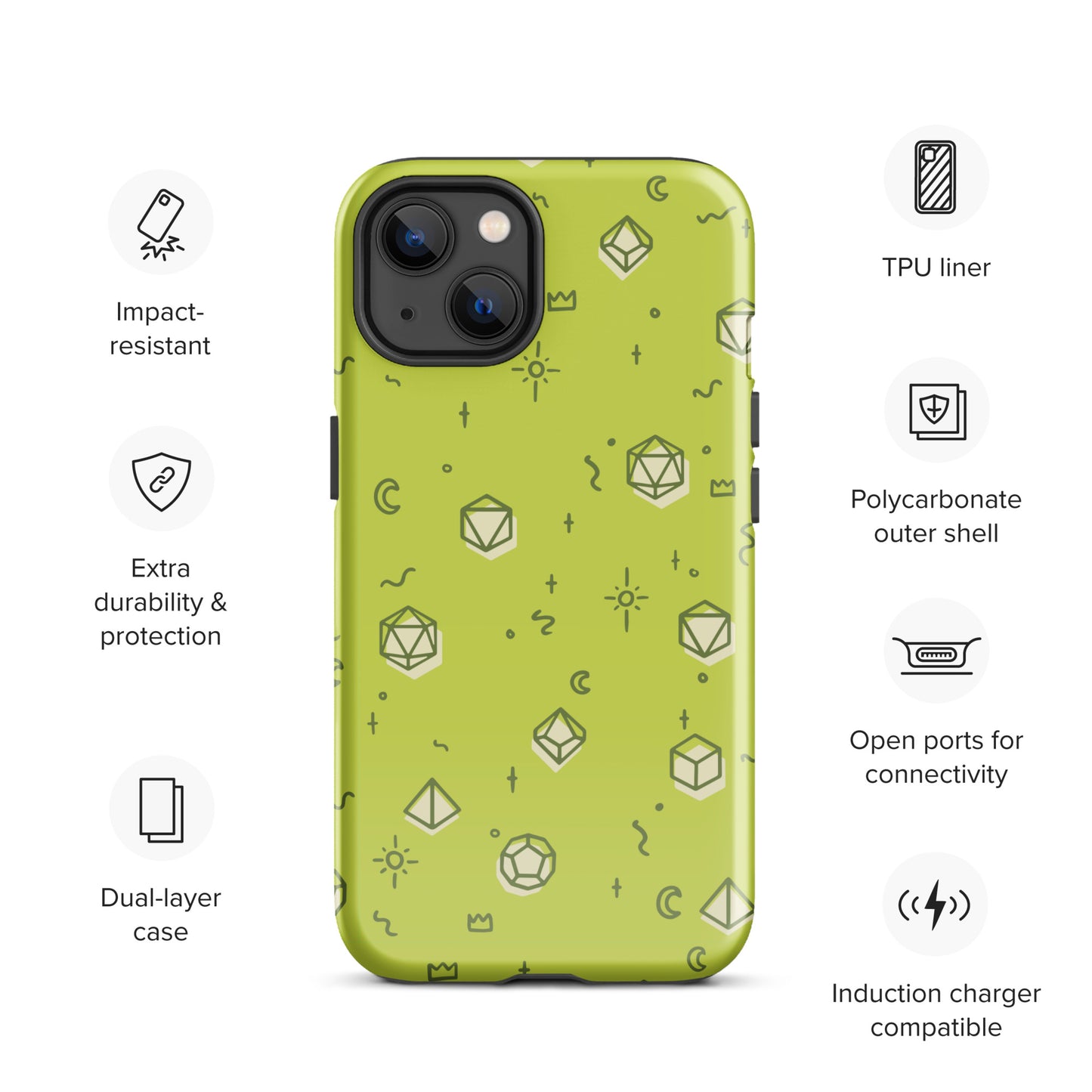 Dice Pattern - Tough Case for iPhone®