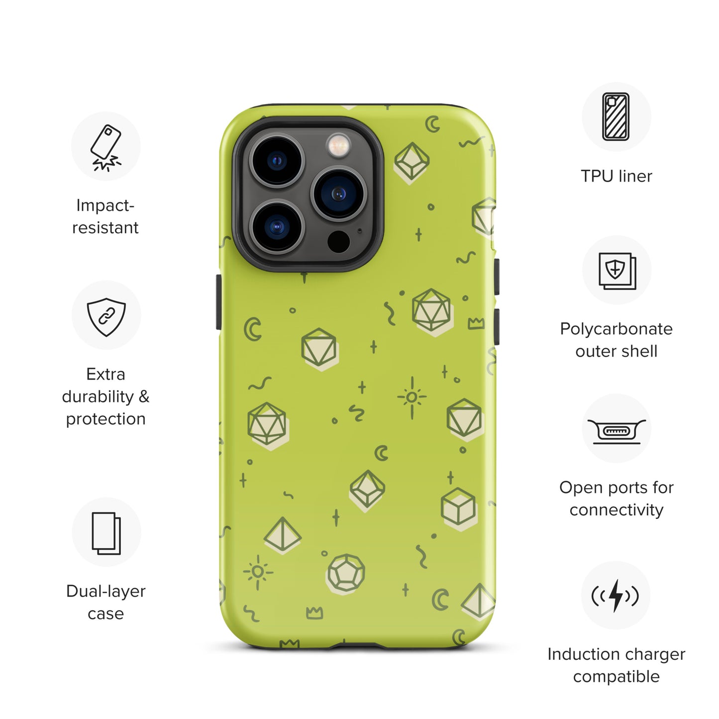 Dice Pattern - Tough Case for iPhone®