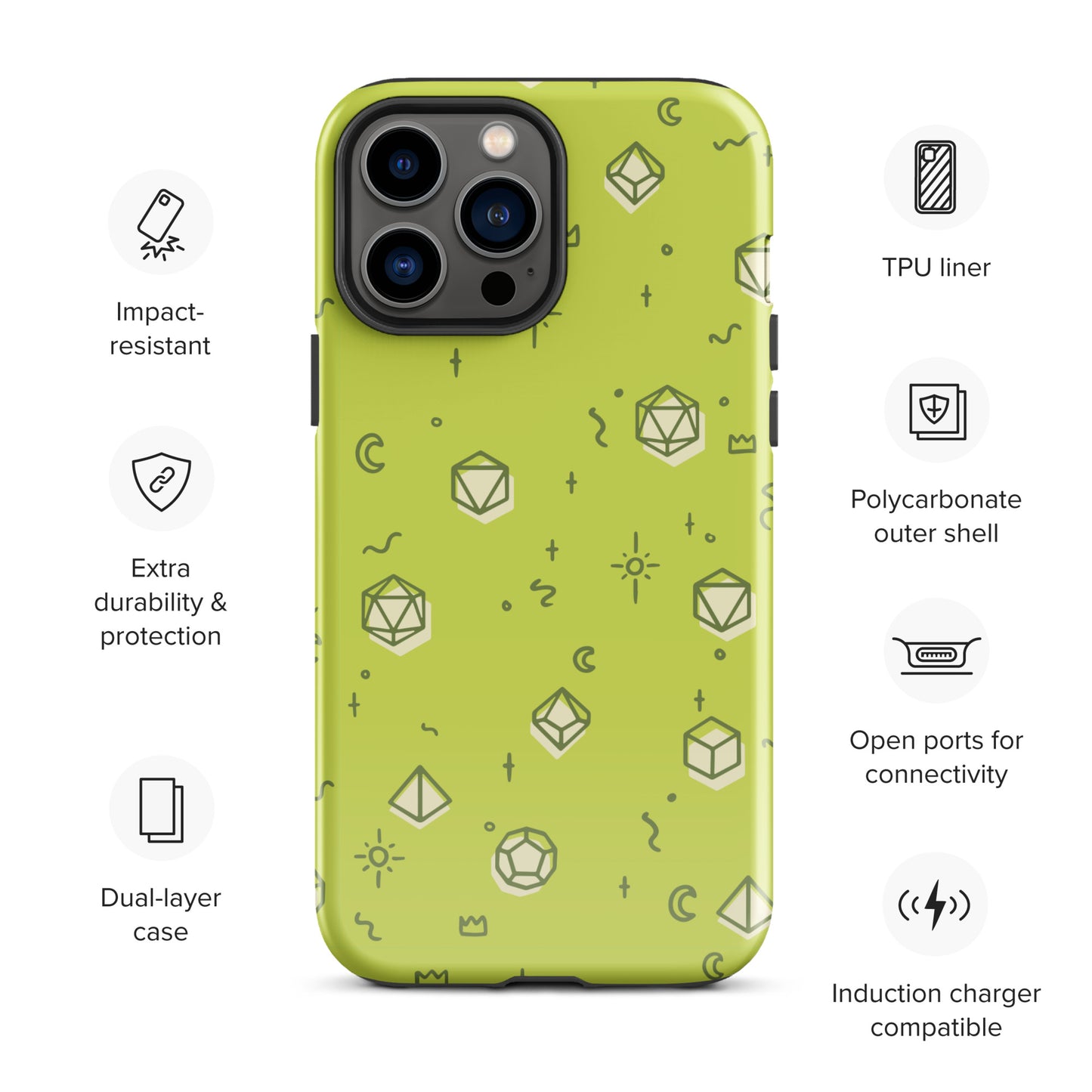 Dice Pattern - Tough Case for iPhone®