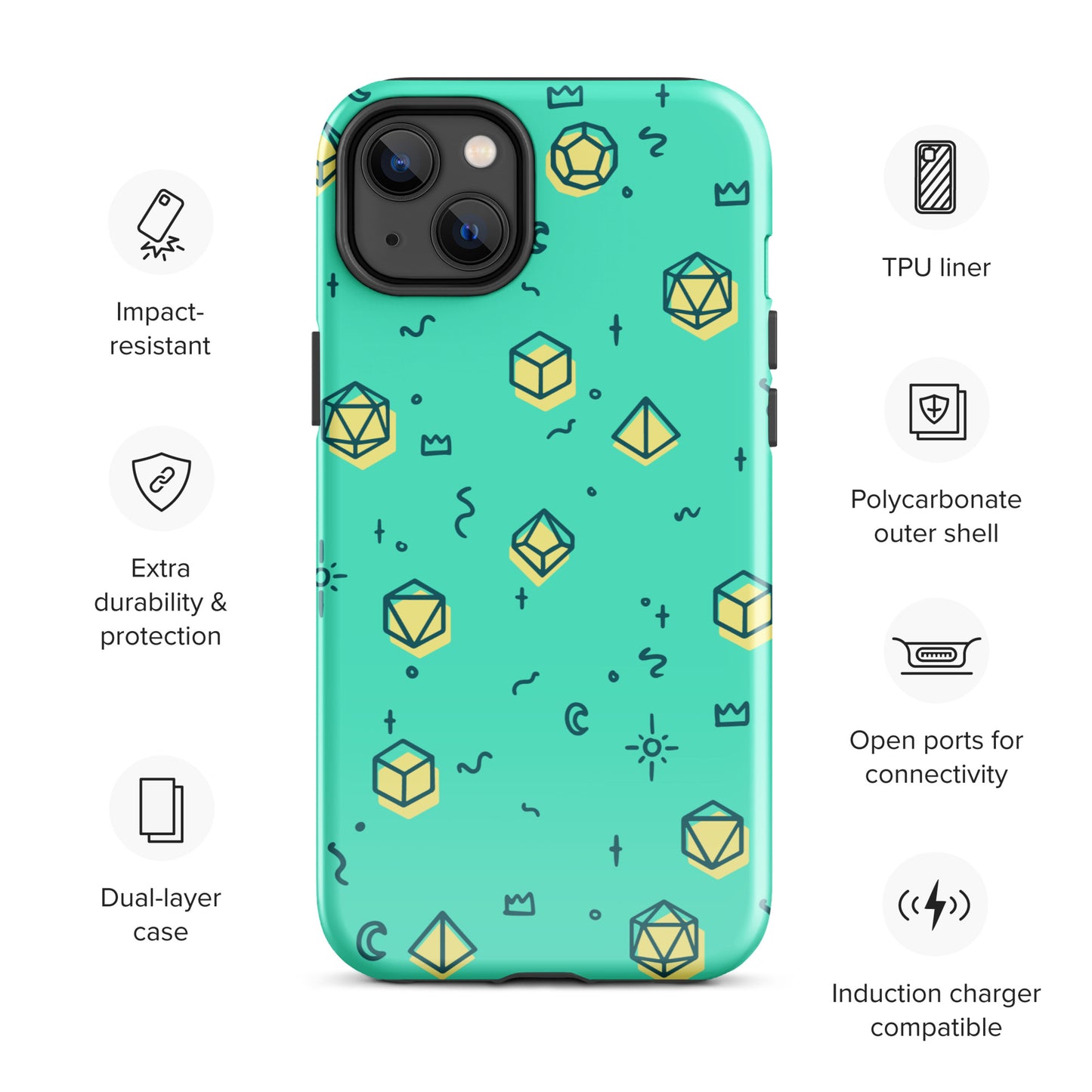 Dice Pattern - Tough Case for iPhone®