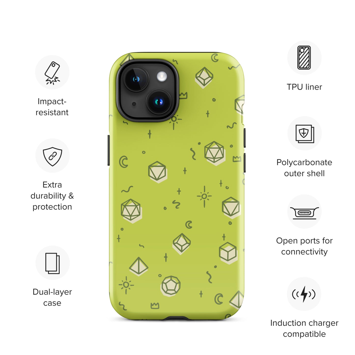 Dice Pattern - Tough Case for iPhone®