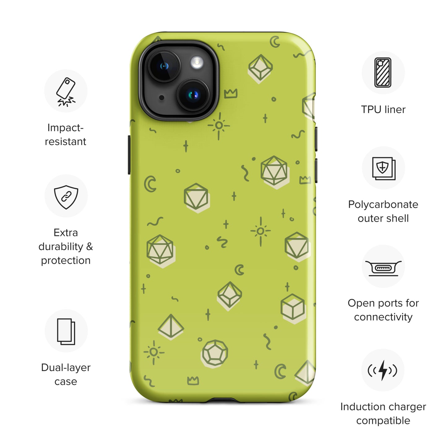 Dice Pattern - Tough Case for iPhone®