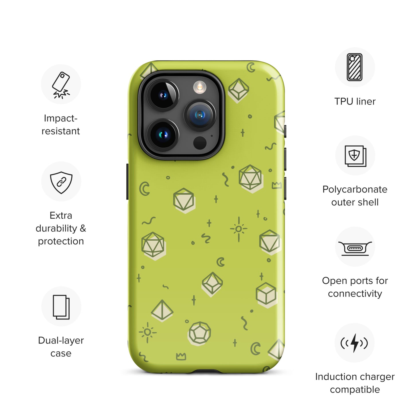 Dice Pattern - Tough Case for iPhone®