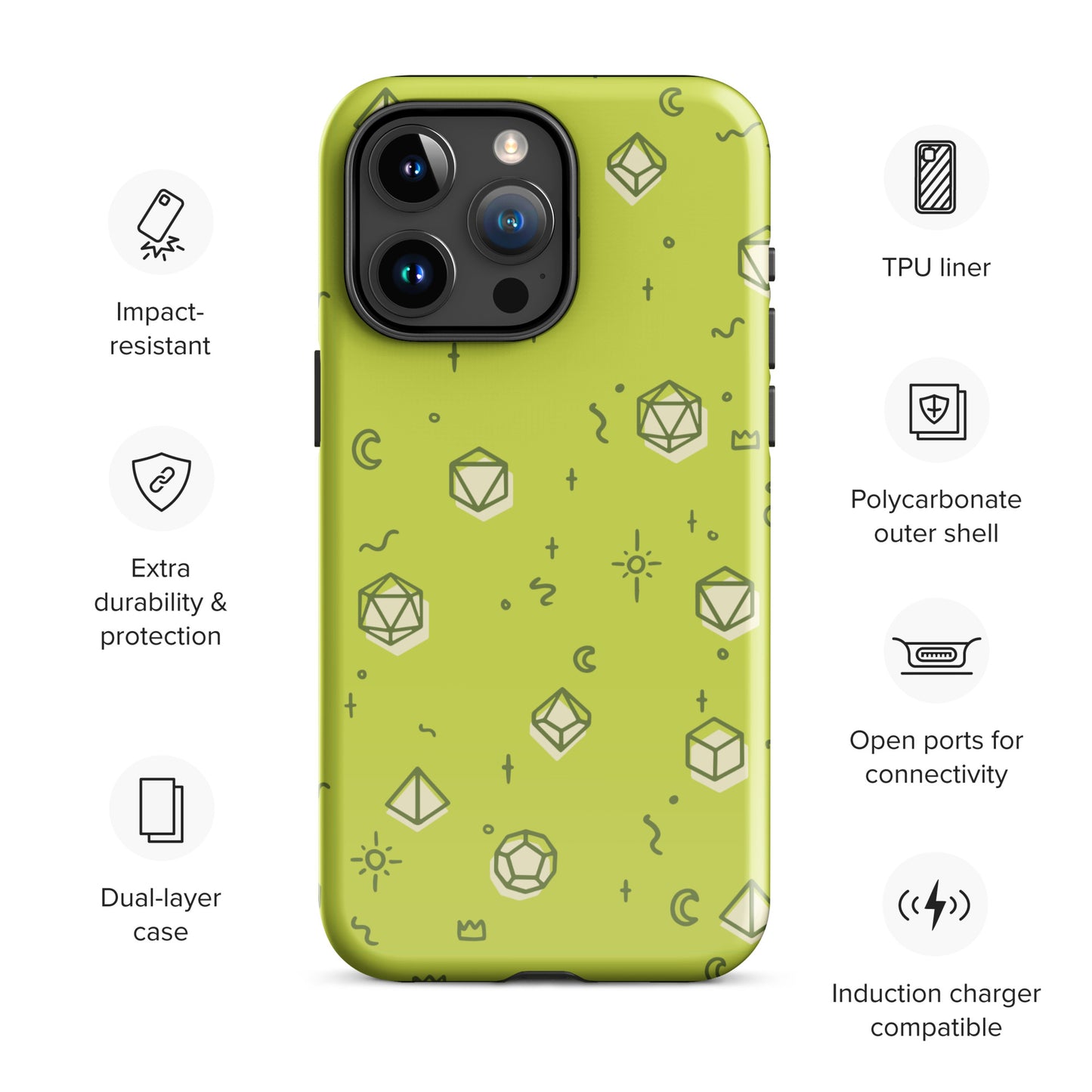 Dice Pattern - Tough Case for iPhone®