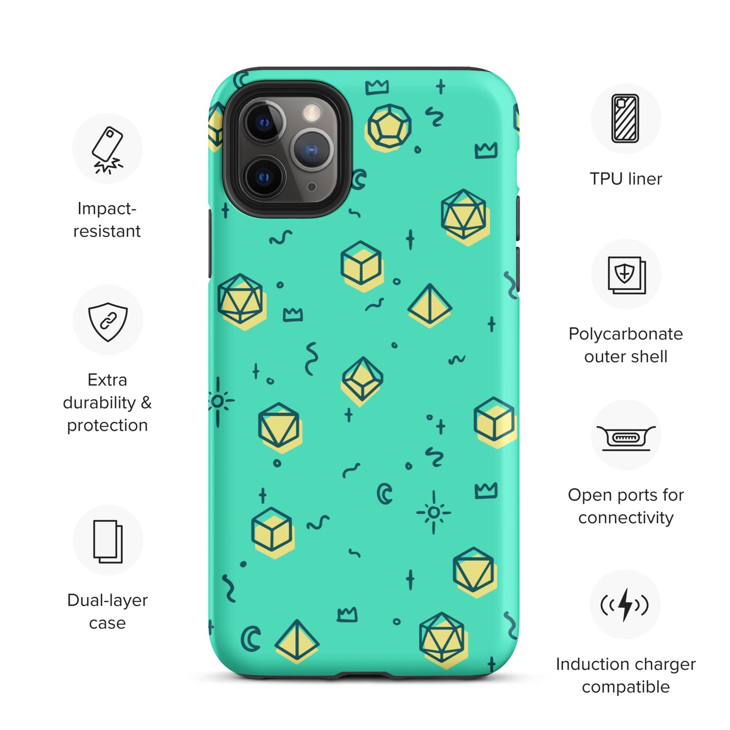 Dice Pattern - Tough Case for iPhone®