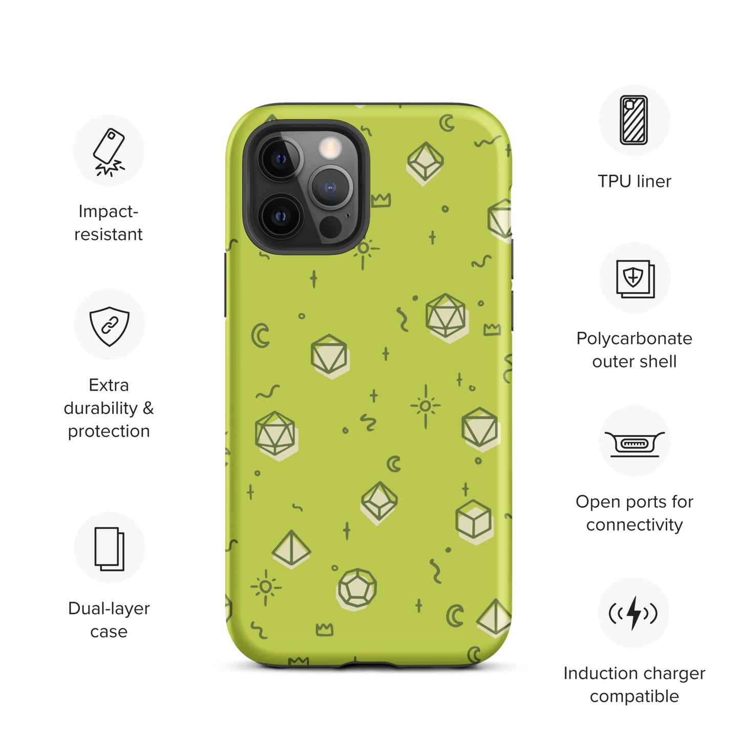 Dice Pattern - Tough Case for iPhone®