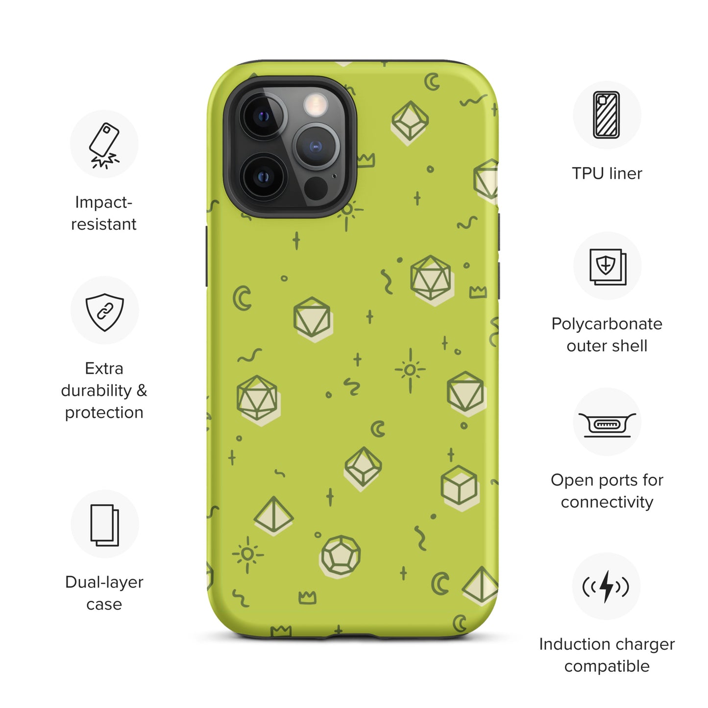 Dice Pattern - Tough Case for iPhone®