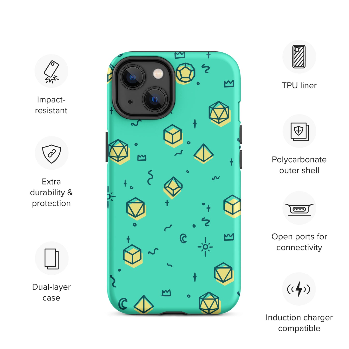 Dice Pattern - Tough Case for iPhone®