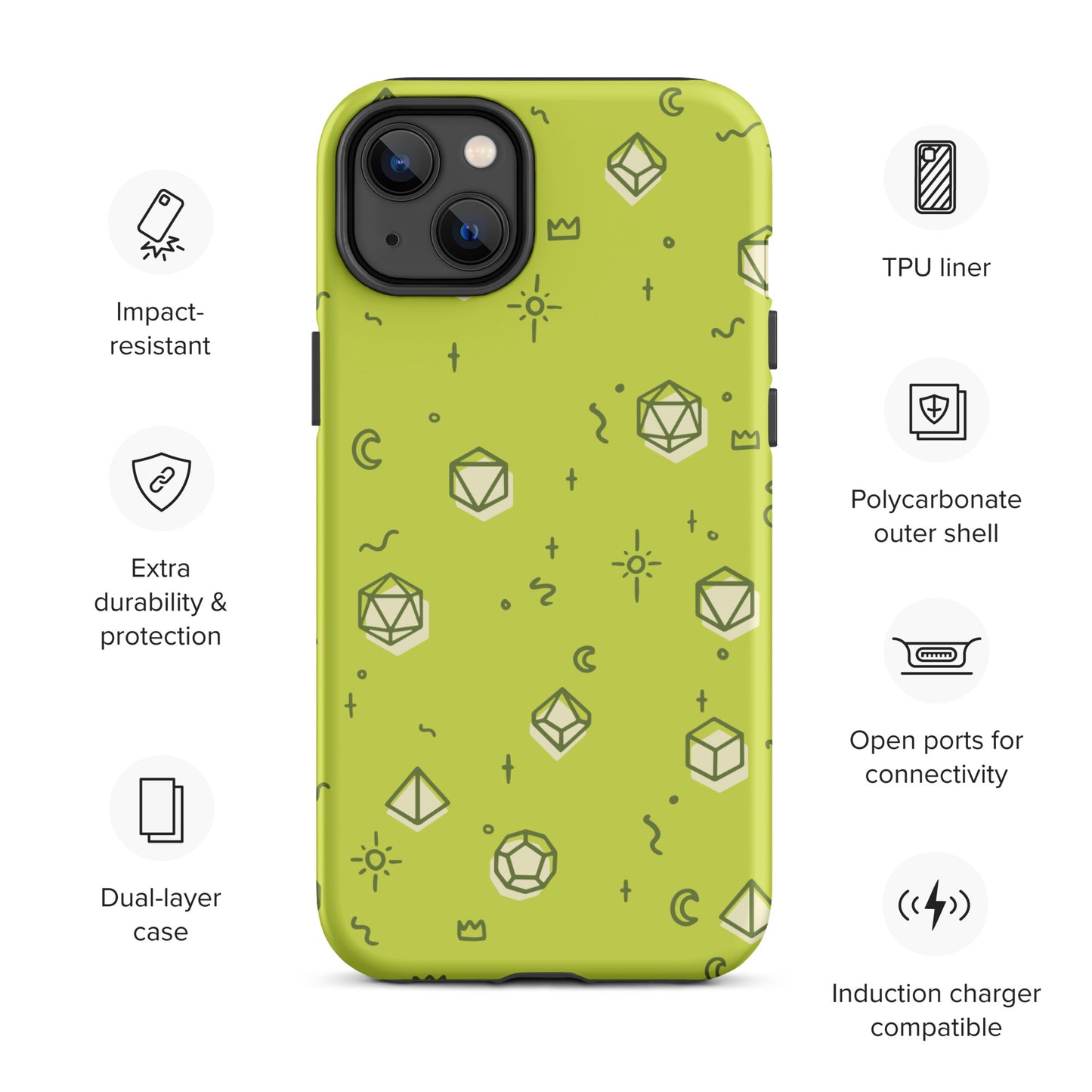 Dice Pattern - Tough Case for iPhone®