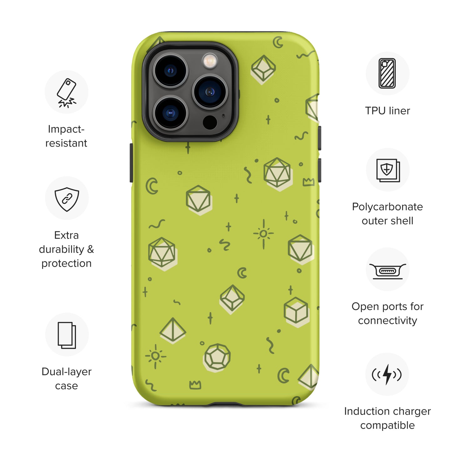 Dice Pattern - Tough Case for iPhone®