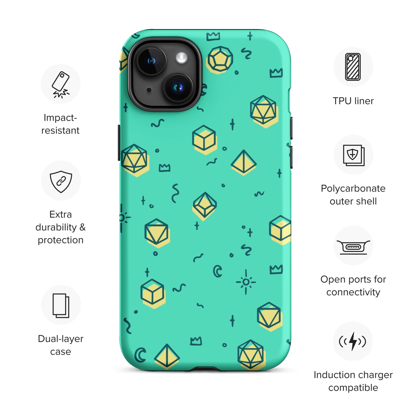 Dice Pattern - Tough Case for iPhone®