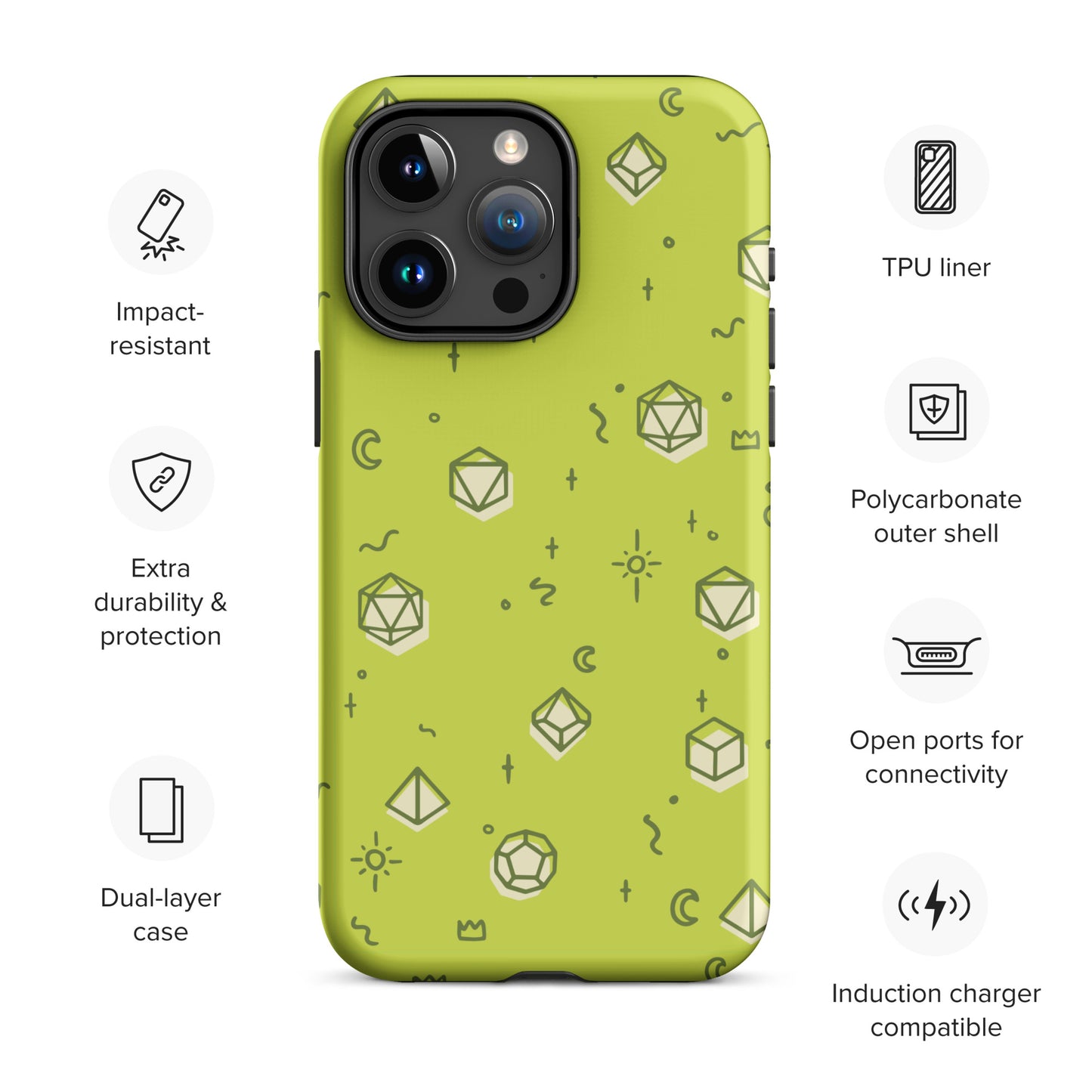 Dice Pattern - Tough Case for iPhone®